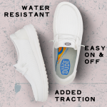 Wally Work CE Slip Resistant - White