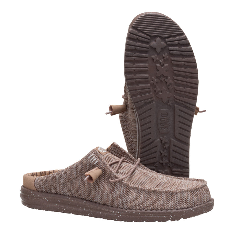 Wally Slip Stretch Sox - Deep Taupe/Chanterelle Tan - Image 3