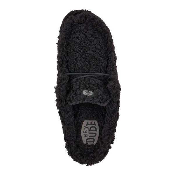 Wally Slipper - Cozy Black/Black