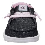 Wendy Toddler Shimmer Flower - Charcoal
