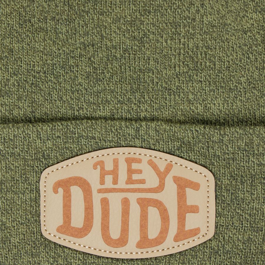 HEYDUDE Patch Beanie - Pine - Image 2