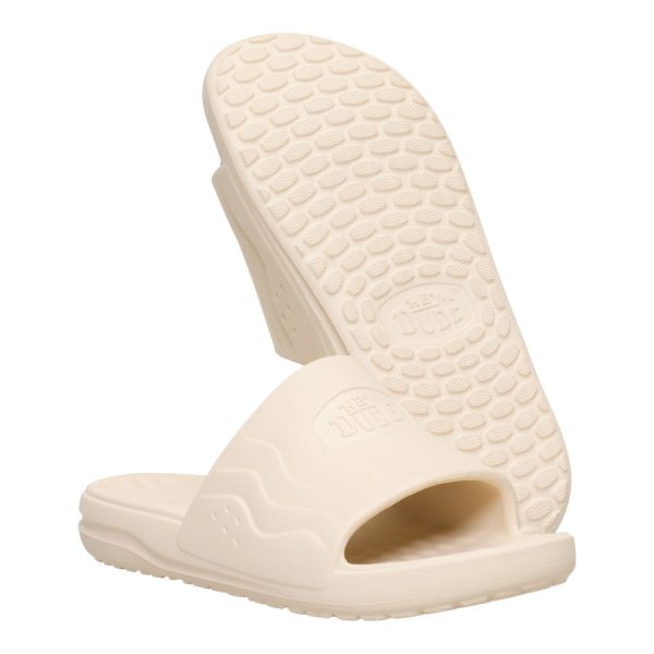 Wave Slide Womens  - Off White/Bone