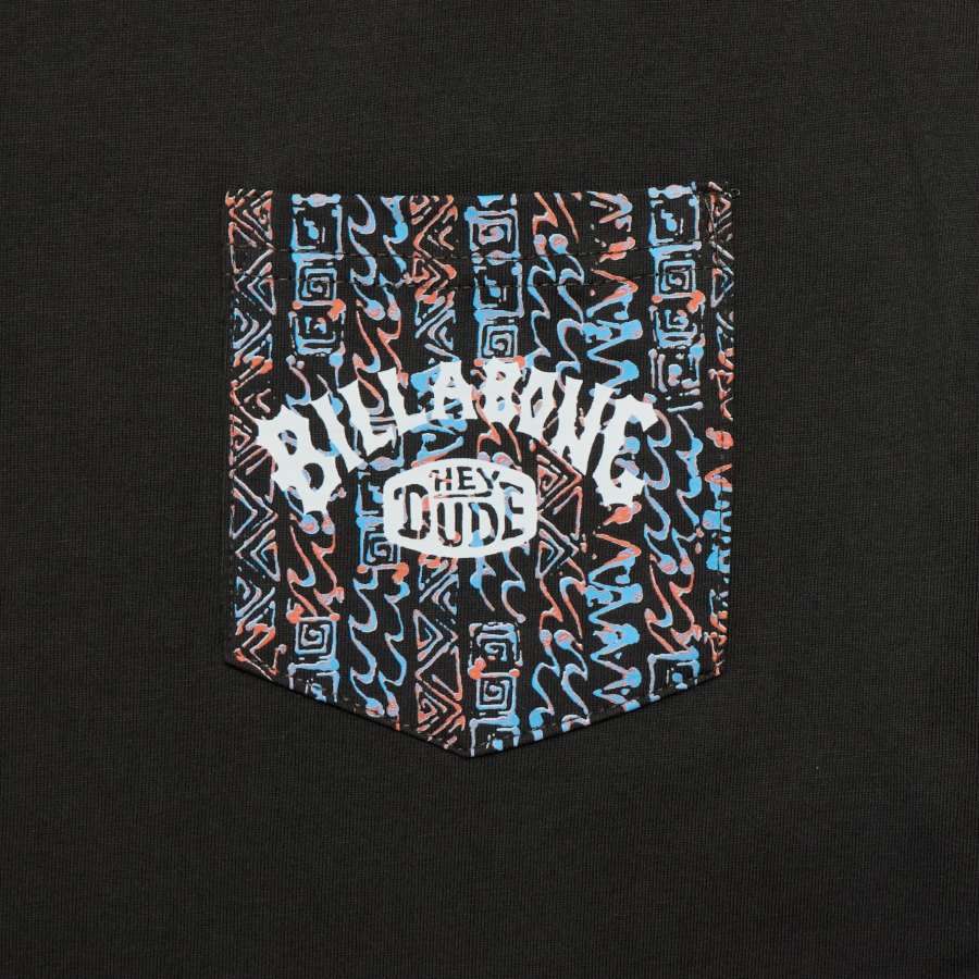 HD X Billabong Tee - Black Oyster - Image 2