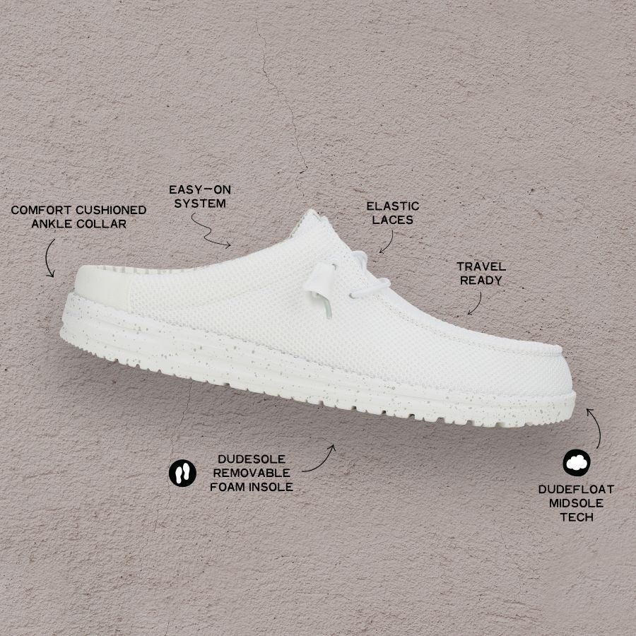 Wally Slip Stretch Sox - White - Image 2