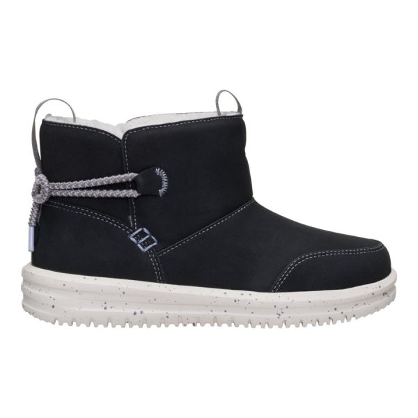 Camden Bow Boot Youth Cozy - Black