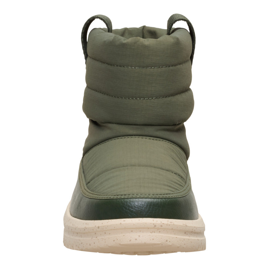 Camden Cuff Nylon Quilt - Dark Olive - Image 4