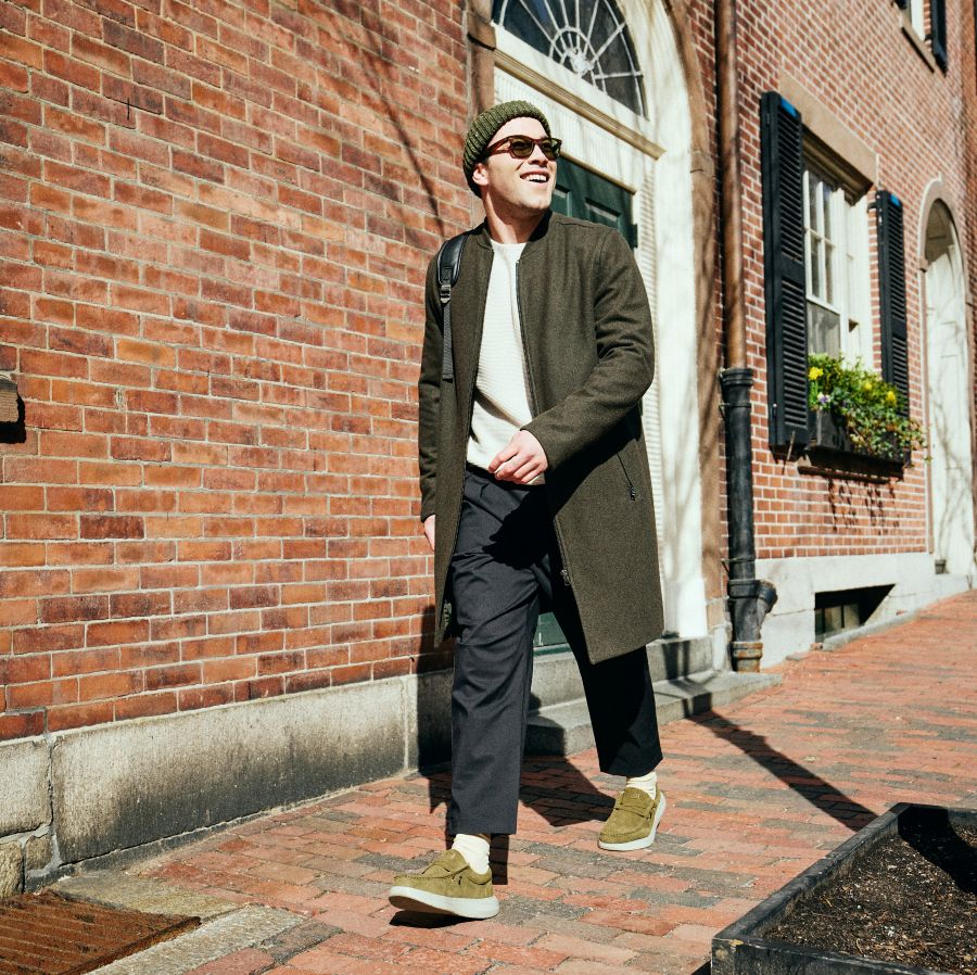 Wally Comf Suede - Dark Olive/Stone Grey - Image 2